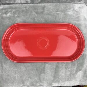 Fiesta Fiestaware Homer Laughlin Bread Tray Scarlet NWT